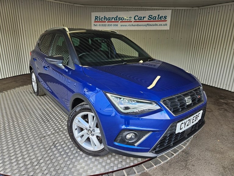 image for 2021 SEAT Arona 1.0 TSI FR SUV 5dr Petrol DSG Euro 6 (s/s) (110 ps) HATCHBACK Petrol Automatic