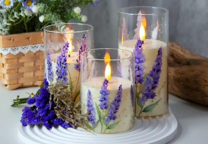 (NEW) 3pcs Premium Flameless Candle Light Set (Delivery available) 