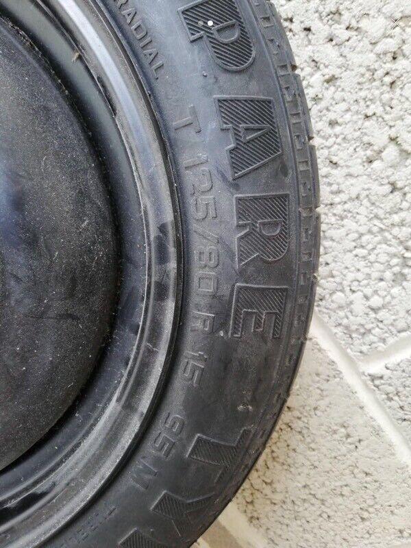 Get me home spare tyre (no miles on it)