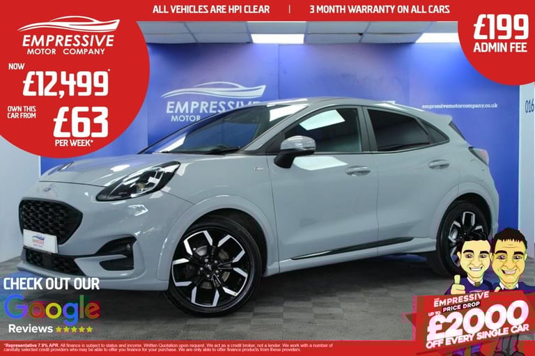 image for 2020 70 FORD PUMA 1.0T ECOBOOST MHEV ST-LINE X SUV 5DR PETROL MANUAL EURO 6 (S/S