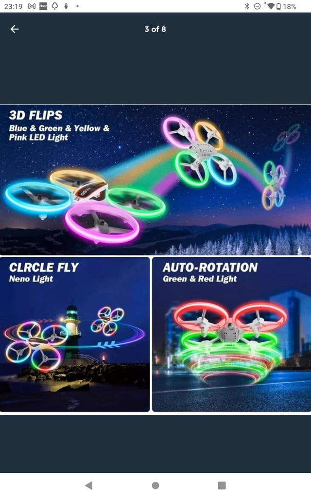 Q9C drone with camera for kids/adults 3d flips 1080p hd fpv camera quadcopter new