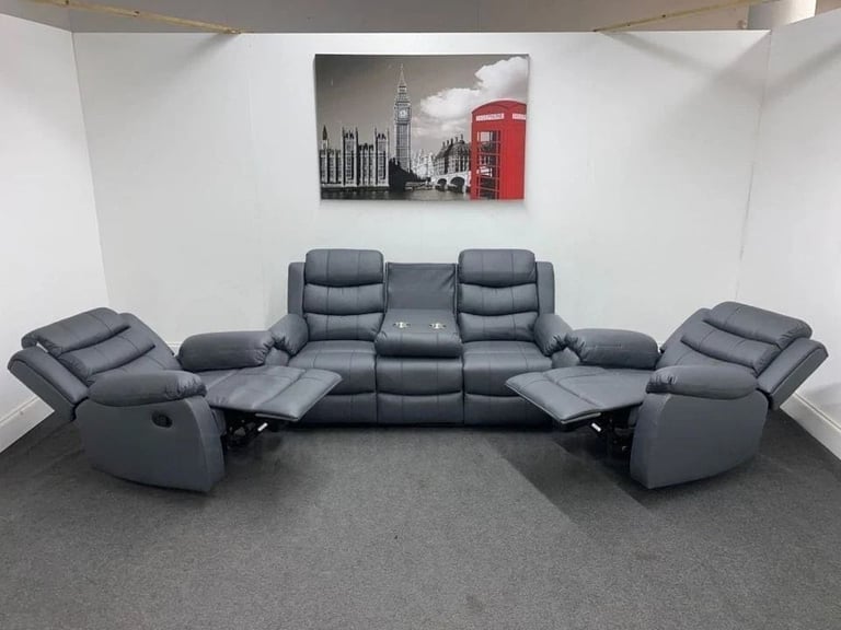 image for 🚛Luxury Sofa Roma Recliner 3+2 & Corner Sofa Set ❤️Get 25% OFF Limited Time😘Order Now