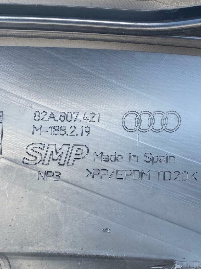 GENUINE AUDI A1 2018-ON REAR BUMPER LOWER DIFFUSER 82A807421