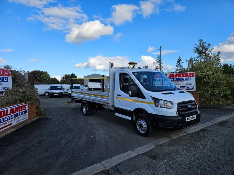 2023 ON 23 PLATE FORD TRANSIT 350 LEADER TDCI RWD LWB DROPSIDE PICK UP ULEZ FREE