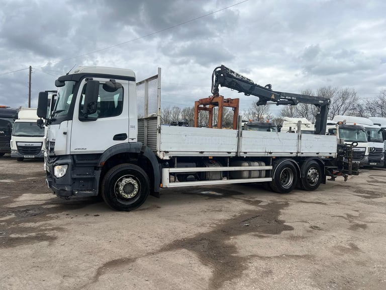 Mercedes-Benz Arocs 2532 26 TONNE ATLAS REMOTE CRANE , EX ROOFING SUPPLIES