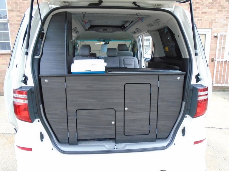 2007 TOYOTA ALPHARD CAMPER VAN,MOTORHOME, 4 BERTH~POPTOP ROOF~KITCHEN~ULEZ FREE