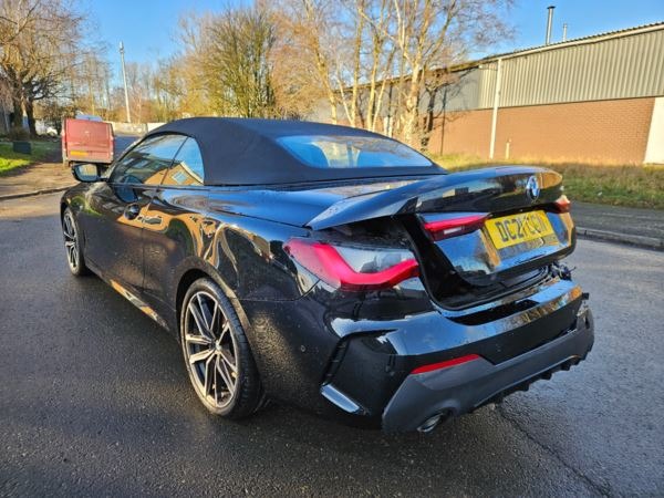 2021 21 BMW 4 Series 420i Convertible M Sport Auto Damaged Repairable Salvage