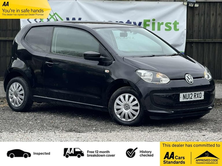 2012 Volkswagen up! 1.0 Move Up 3dr HATCHBACK Petrol Manual