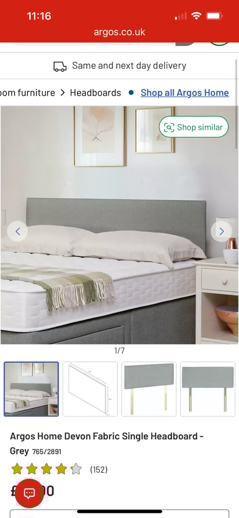 image for Single bed frame , mattress, headboard & topper