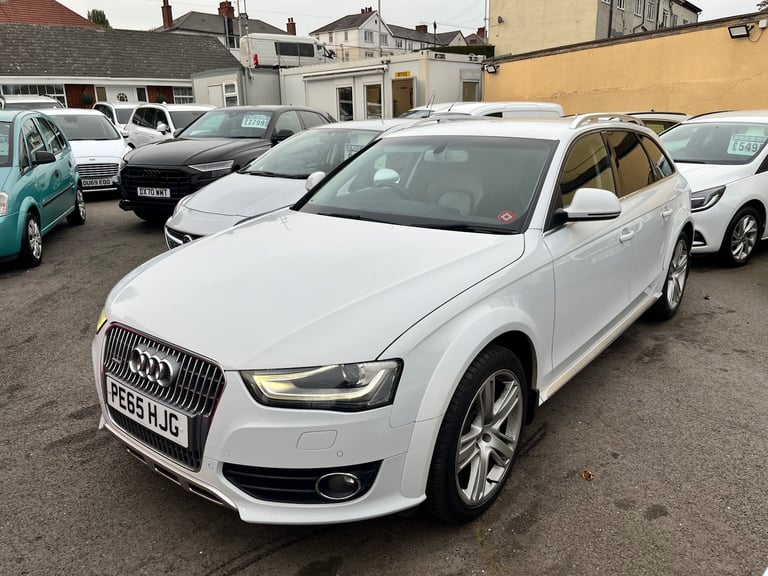 2015 65 AUDI A4 ALLROAD 2.0 TDI 177 SPORT S TRONIC QUATTRO NAV WHITE ESTATE AUTO