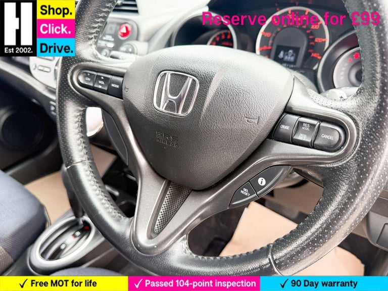 2013 Honda Jazz 1.4 i-VTEC ES Plus Hatchback 5dr Petrol CVT Euro 5 (99 ps) HATCHBACK Petrol Autom...