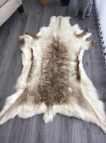 Deerskin rug