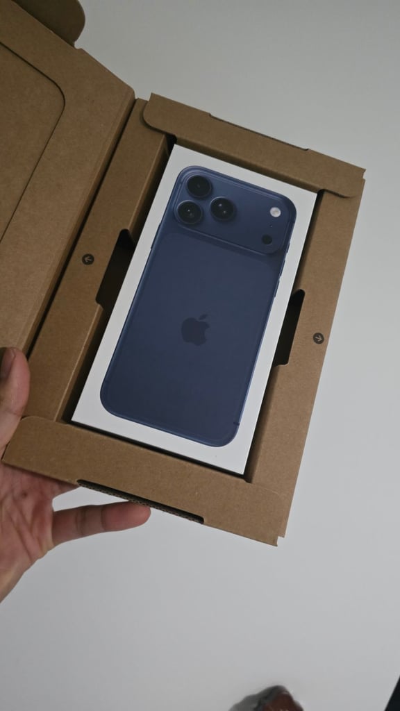 image for Brand New Sealed iPhone 17 Pro Max - 256GB - Deep Blue - 1 Year Apple Warranty - Unlocked