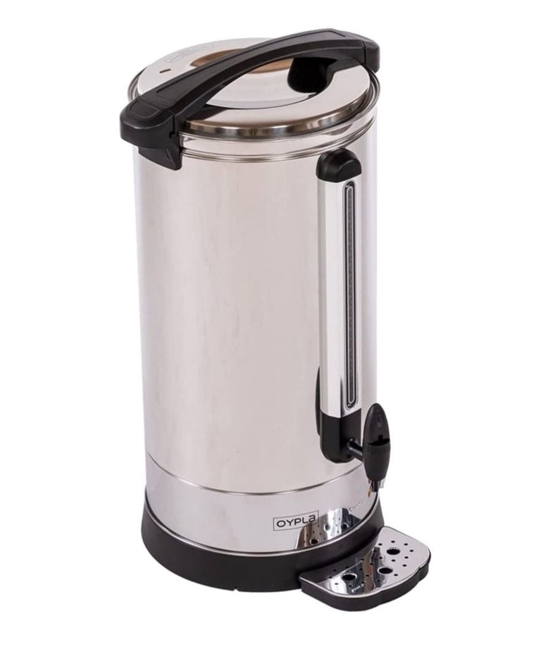 image for Brand new oylpa 30 litee electric tea urn hot water boiler with tap boxed 