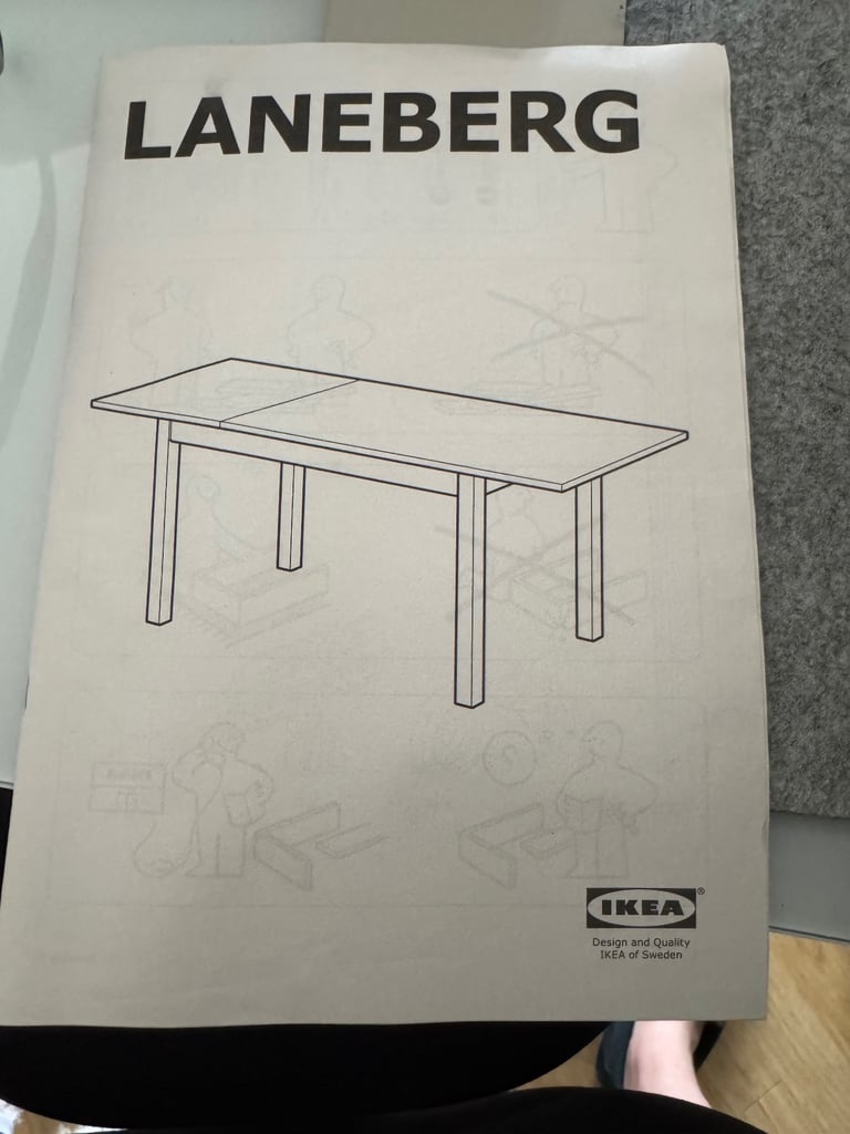 Ikea Laneberg Extendable Dining Table, Brown