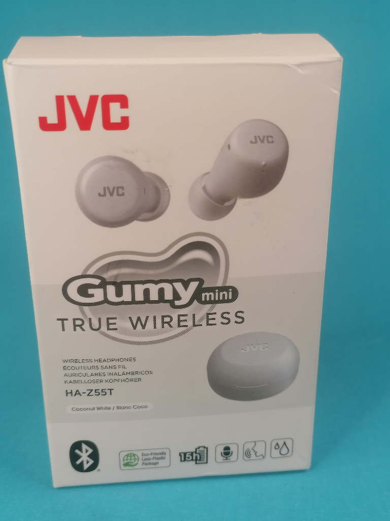 Brand new. JVC Gumy Mini True, Wireless Earbuds, Bluetooth 5.1, Splash Protection . 