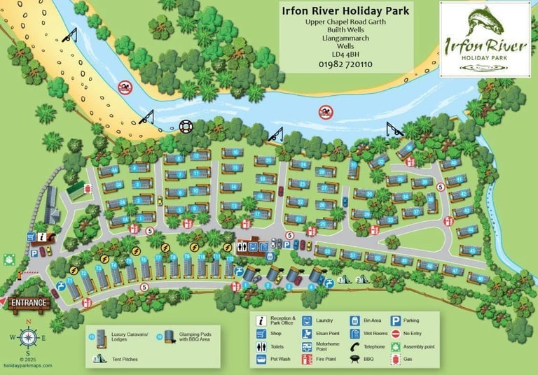 Swift Bordeaux in Llangamarch Wells   - Lodge / Caravan 