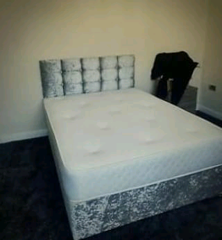 Divan BED WITH MATTRESS AND HEADBOARD