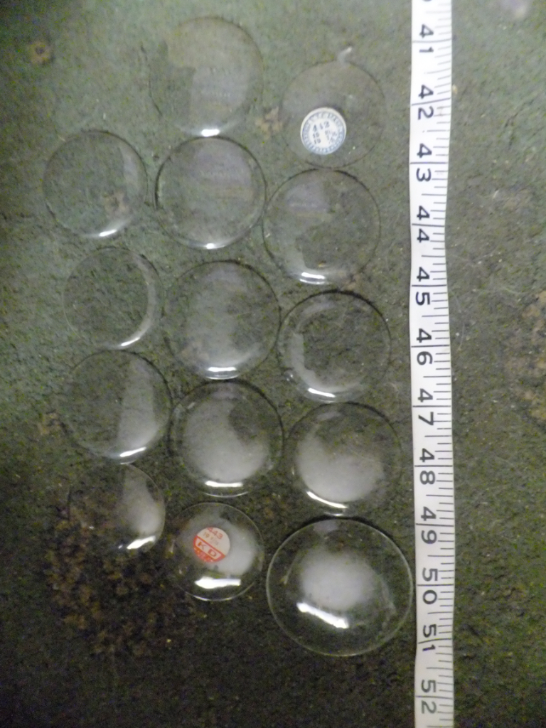Pocket watch glasses
