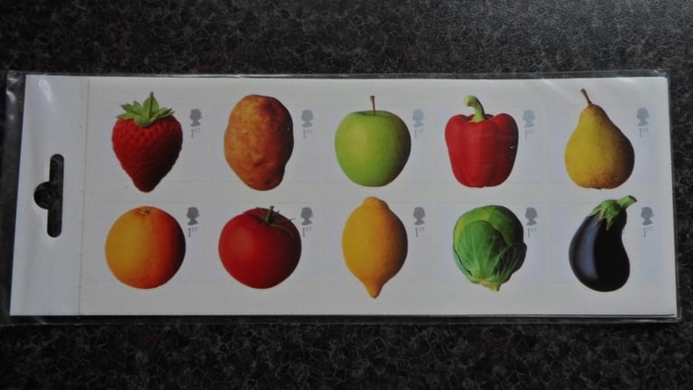 Fun Fruit & Veg Stamps - brand new!