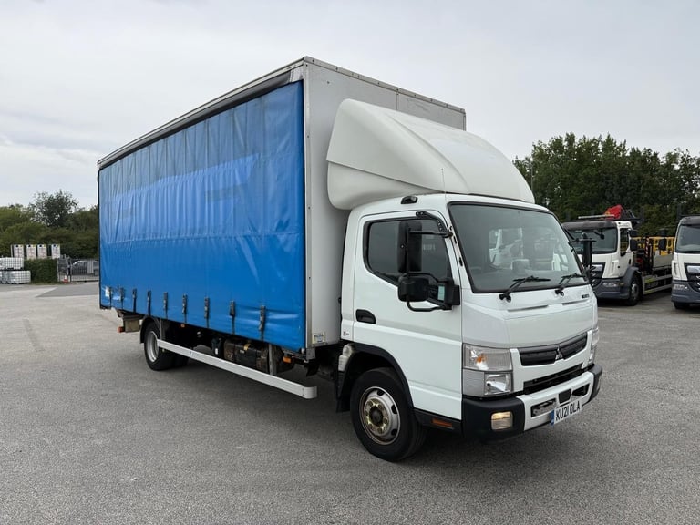 2021 21 Plate Euro 6, Mitsubishi Canter 7.5t Curtainsider Tail Lift 