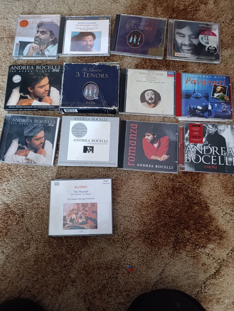 image for Bundle of 13 Classical CDs (Bocelli mainly)