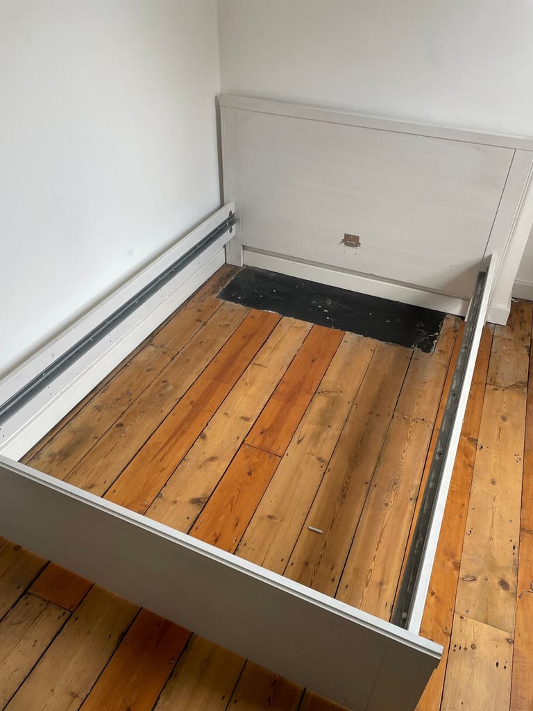 Double Bed Frame + Eve Premium Mattress For Sale