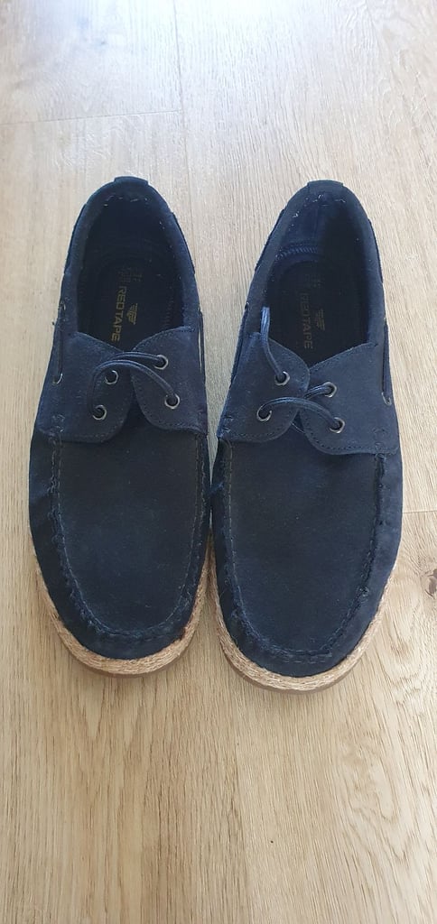 Mens Boat Shoes - Navy Size 10
