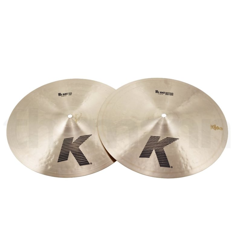 image for Pair of Zildjian K 14 inch hi hats. Mint hi-hats. Cymbals. RRP £563.