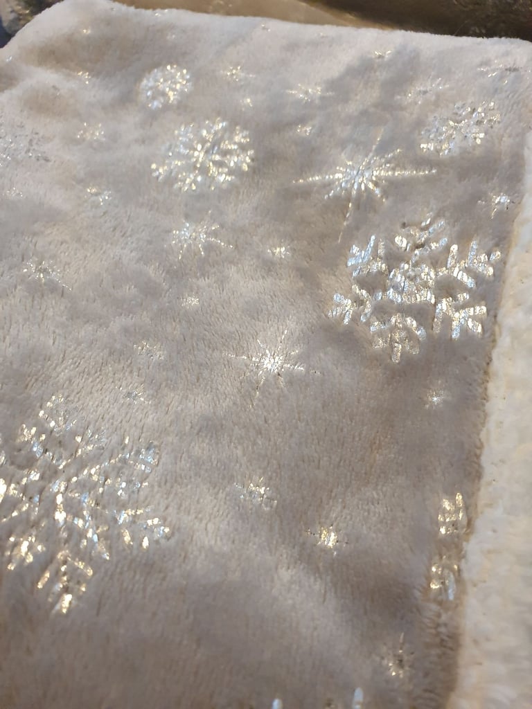 Christmas Duvet cover set double snowflake