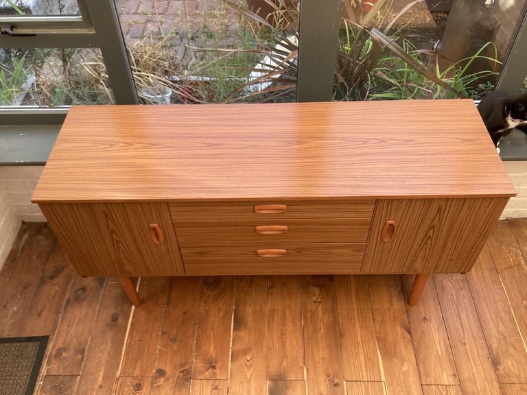 Schreiber Danish Teak Sideboard 