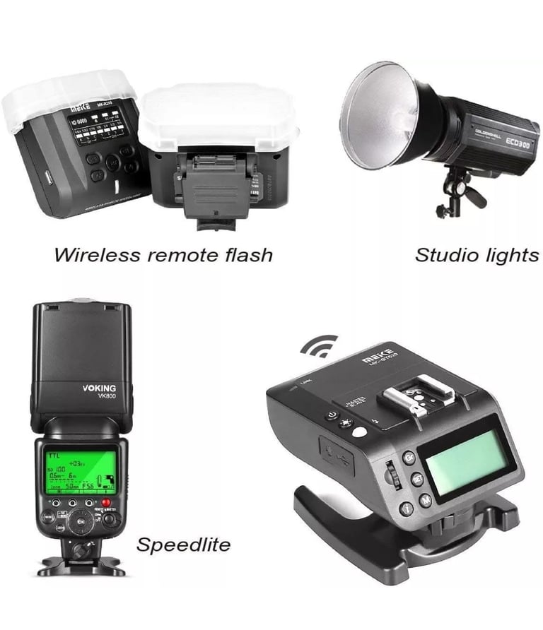 Meike MK MT24 Macro Twin Flashlite Flash Light for Sony Mirrorless Cameras