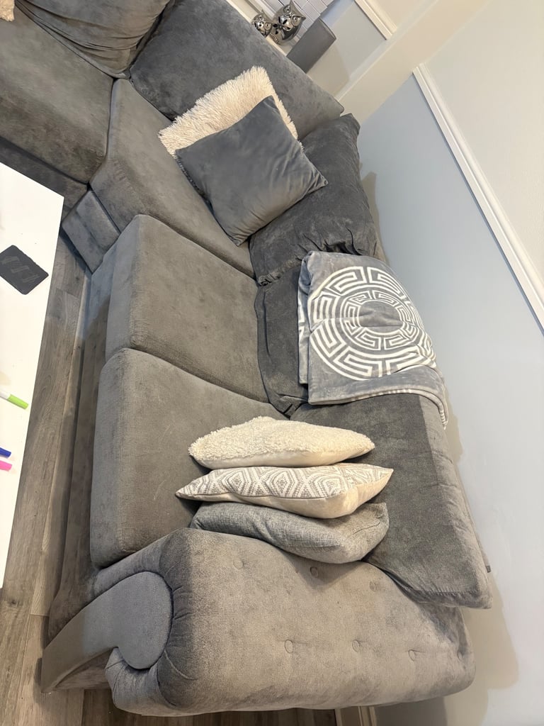 image for Grey corna sofa 