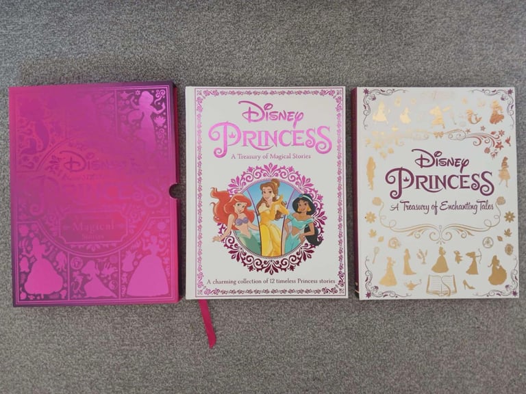 Two Disney Princess hardback treasury books