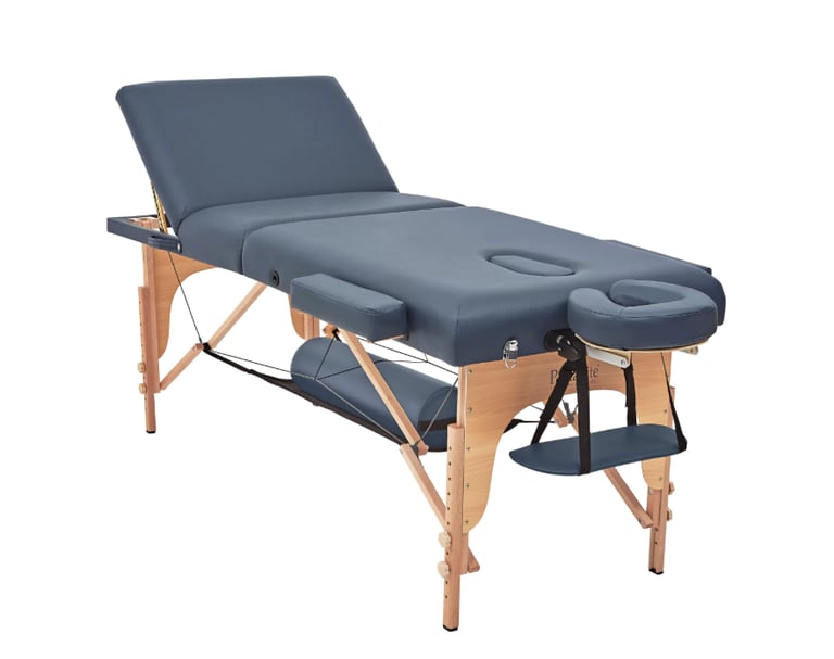 image for MASSAGE TABLE with extras Brand New, Never Used therapist Kit 