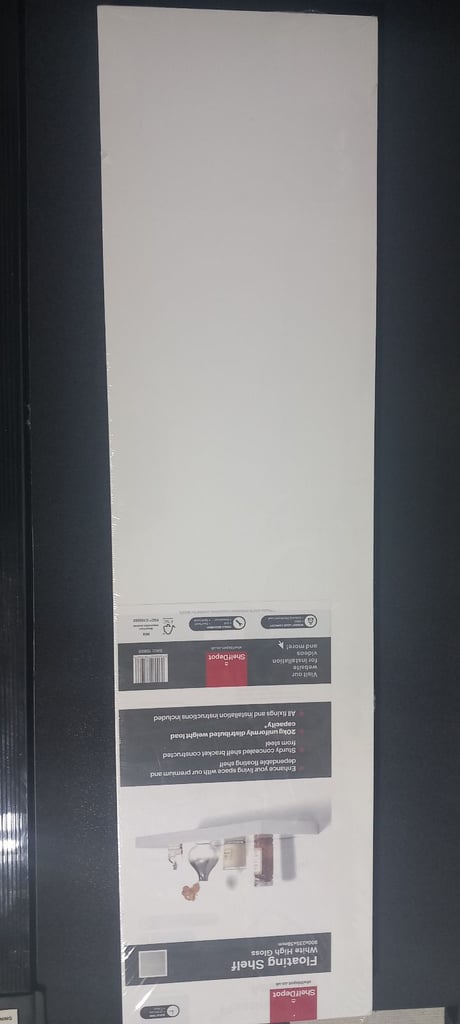 Brand new white hight gloss floating shelve