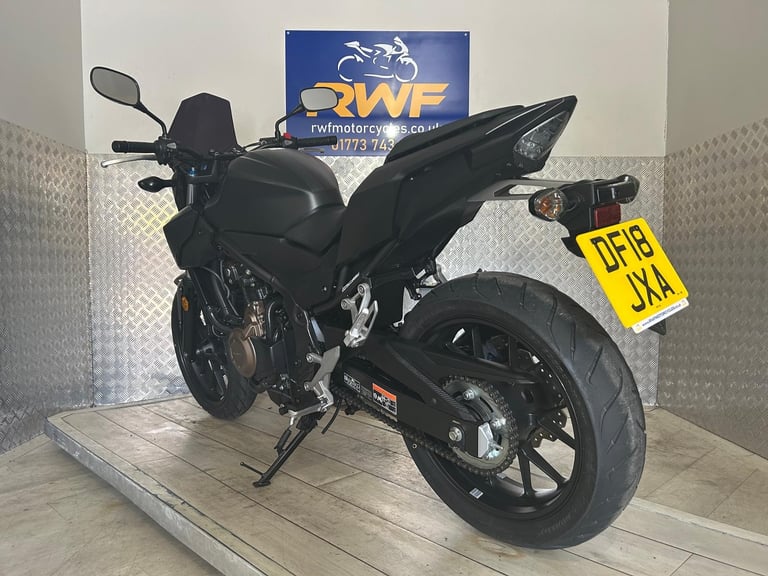 HONDA CB 500 FA, 2018, SUPERB COND, ONLY 2 OWNERS & 4,469 MILES, FSH