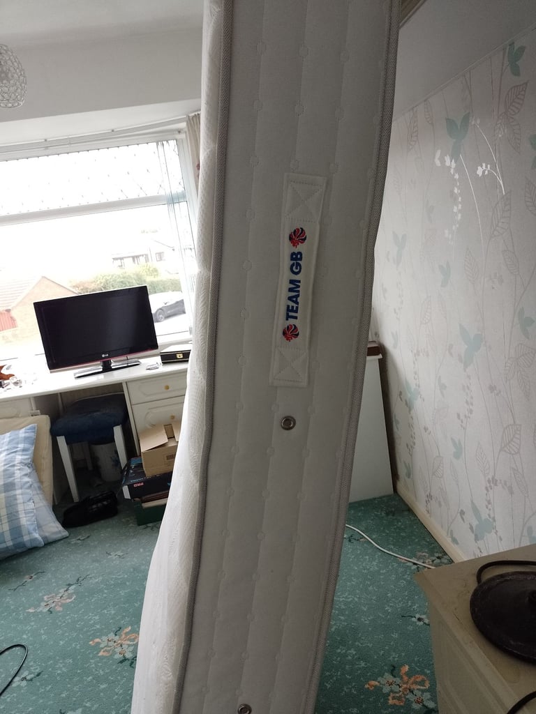 Double mattress.