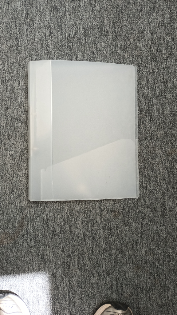 Clear A4 ring binders