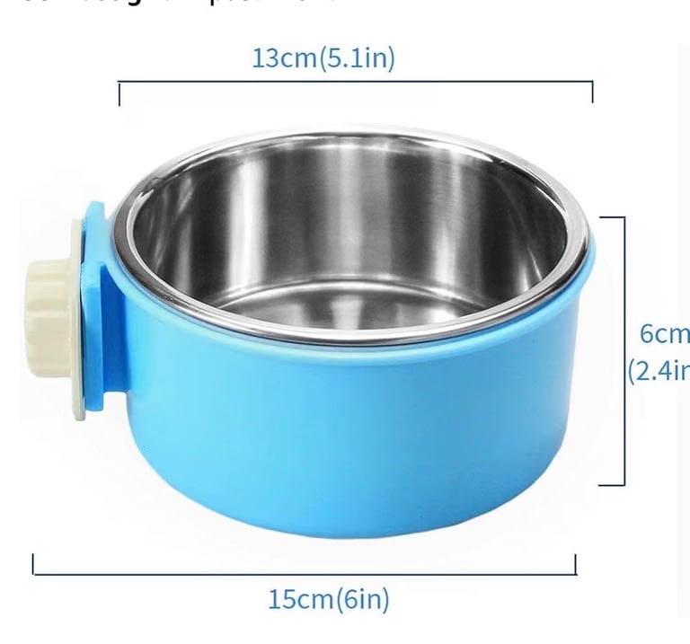Dog Crate, Cover and Bowl 