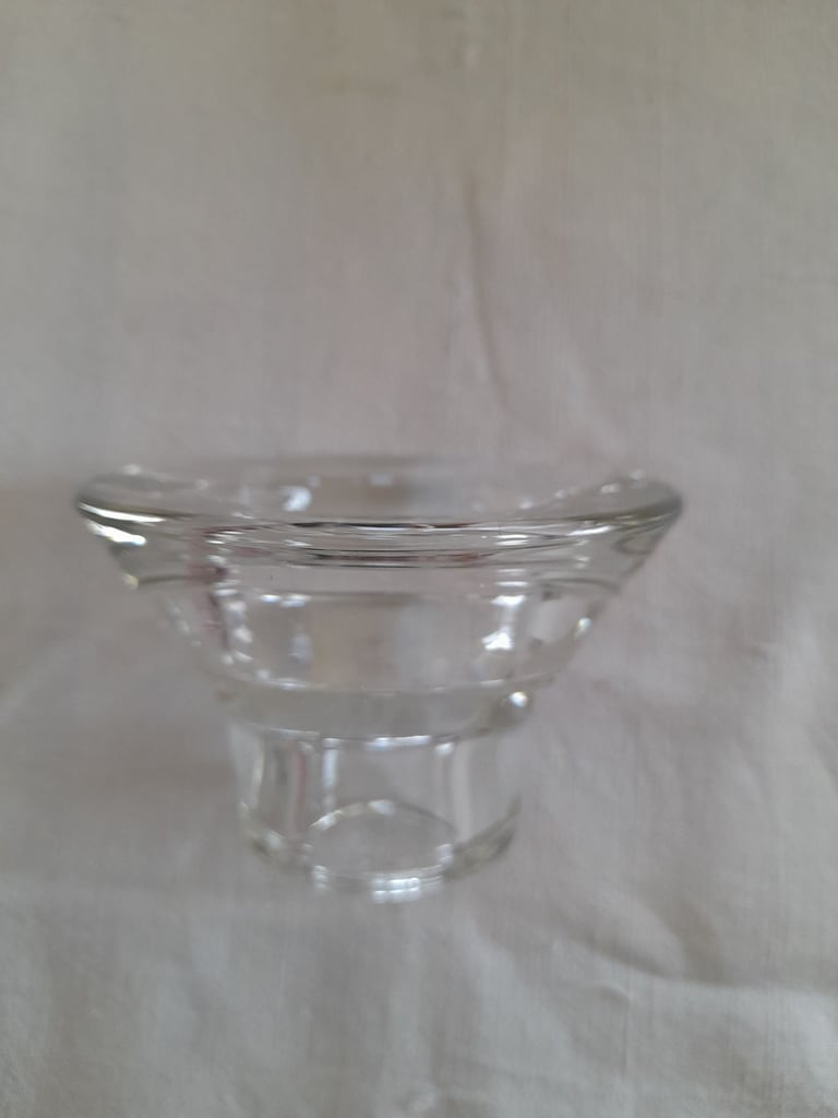 New, glass, 2 in one candle and tealight holder, Ikea