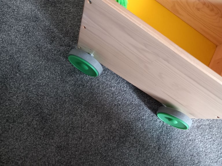 Ikea toy box on wheels.
