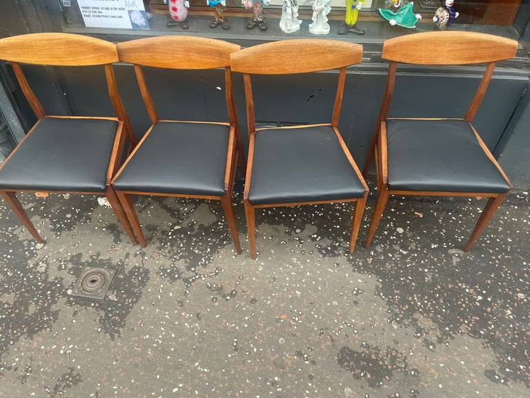 image for Vintage mid century teak mcintosh chairs 