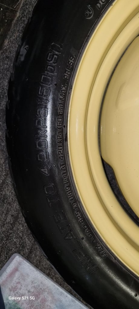 Toyota prius spare wheel 