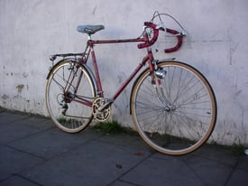 Vintage 1980 Mens Road/ Touring/ Commuter Bike Falcon, 60 cm, Red, JUST SERVICED/ CHEAP PRICE!!!