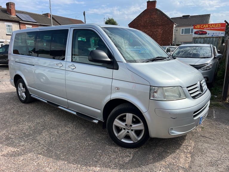 2008 Volkswagen Transporter Shuttle 2.5TDI PD 130PS SE Minibus Tip Auto MPV Diesel Automatic