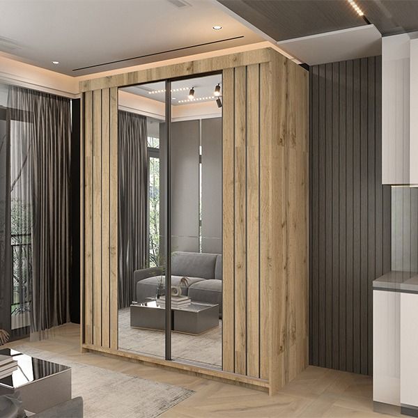 GUARANTEED PRICE- BRAND NEW 2 3 DOOR GERMAN SLIDING TWO THREE DOOR WARDROBE IN 4 COLORS *