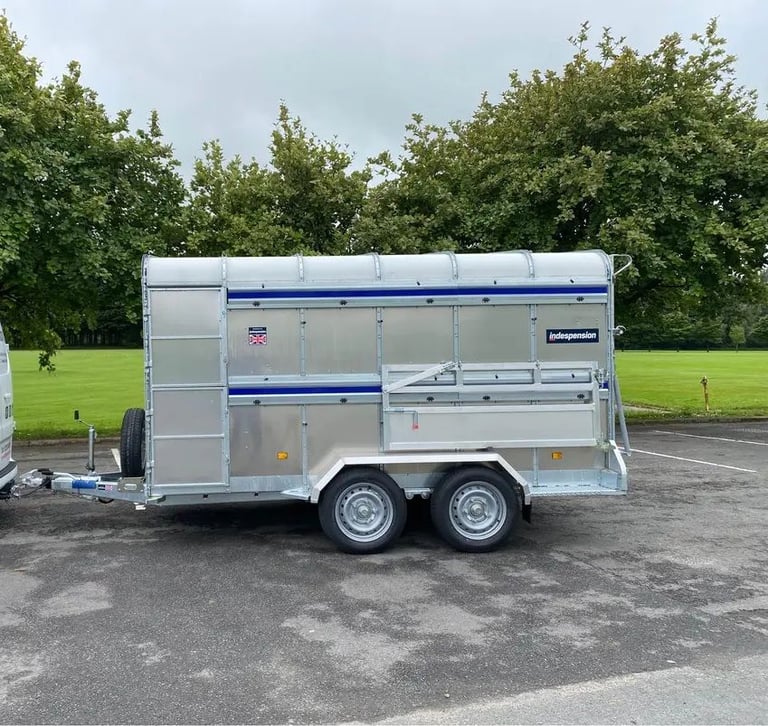 Indespension 12x6ft cattle trailer with sheep decks 