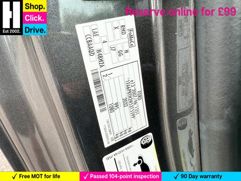 2017 Ford Mustang 2.3T EcoBoost Fastback 2dr Petrol Manual Euro 6 (317 ps) COUPE Petrol Manual