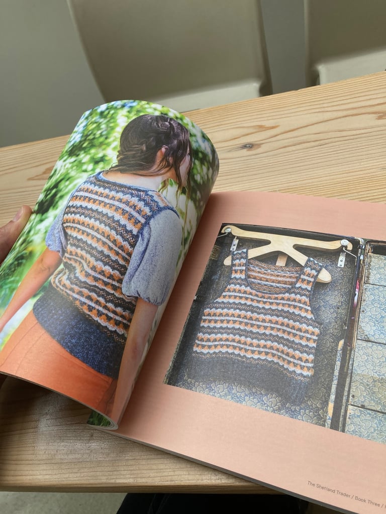 The Shetland Trader - Gudrun Johnston. PomPom. Knitting patterns book